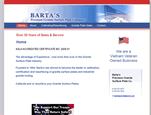 Tablet Screenshot of bartas.com